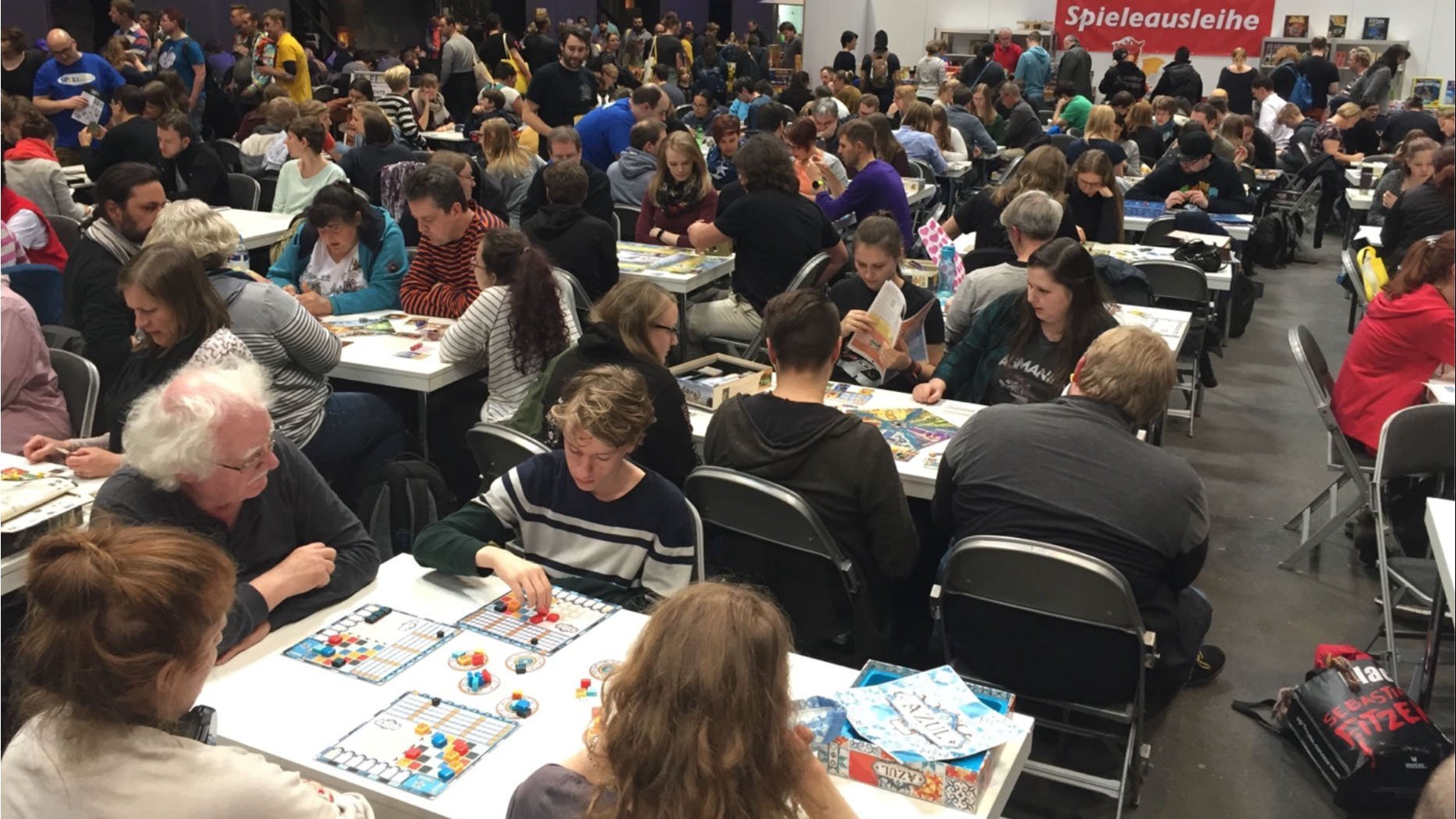 Szene aus einer Spieleveranstaltung