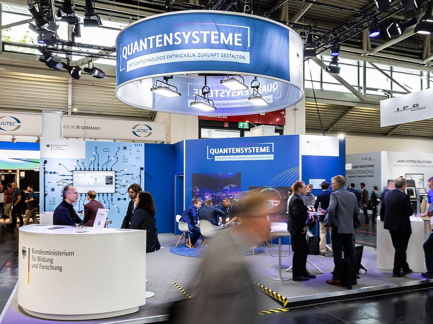 Übersichtsbild Messestand BMBF