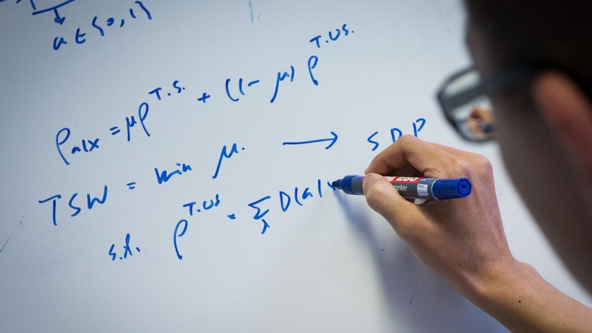 Flipchart mit Formeln