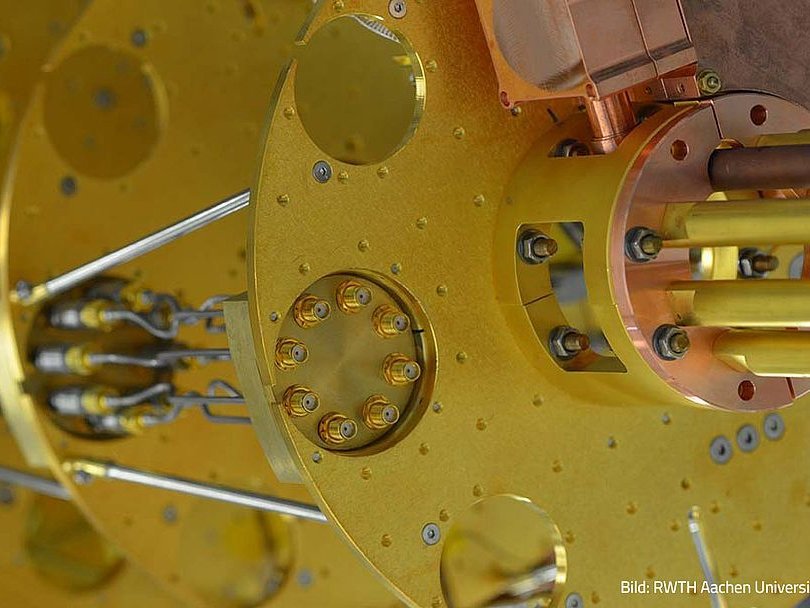 Laborgerät aus Metall mit Sensoren