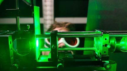Laseraufbau