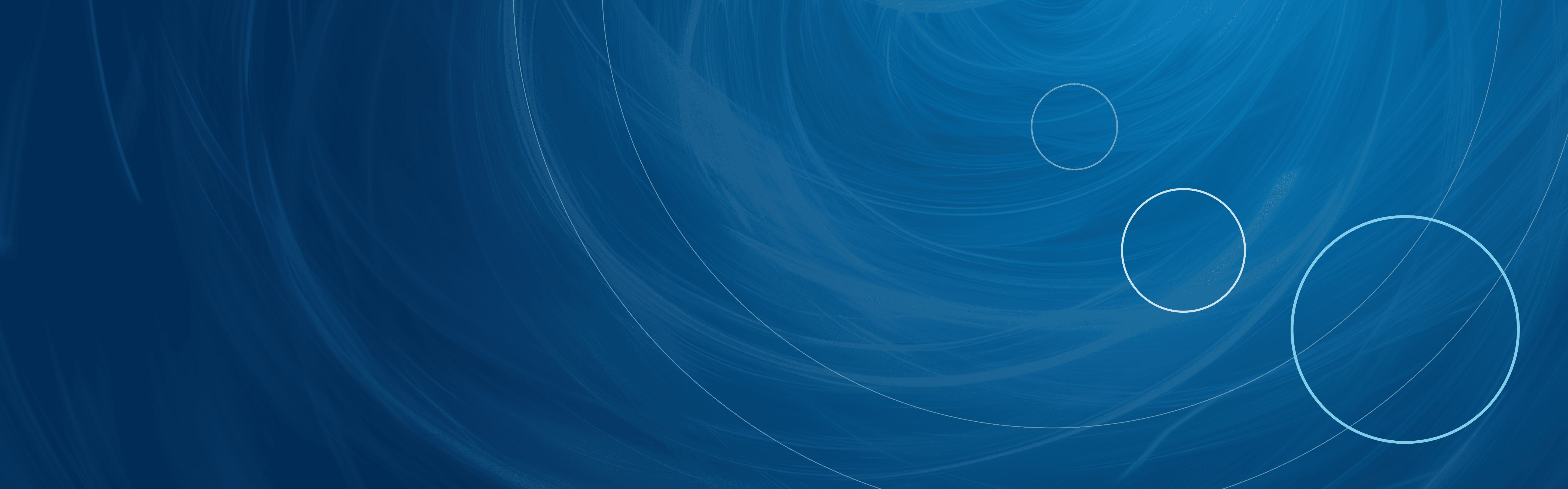 Abstraktes Symbolbild, blau mit Kreisformen